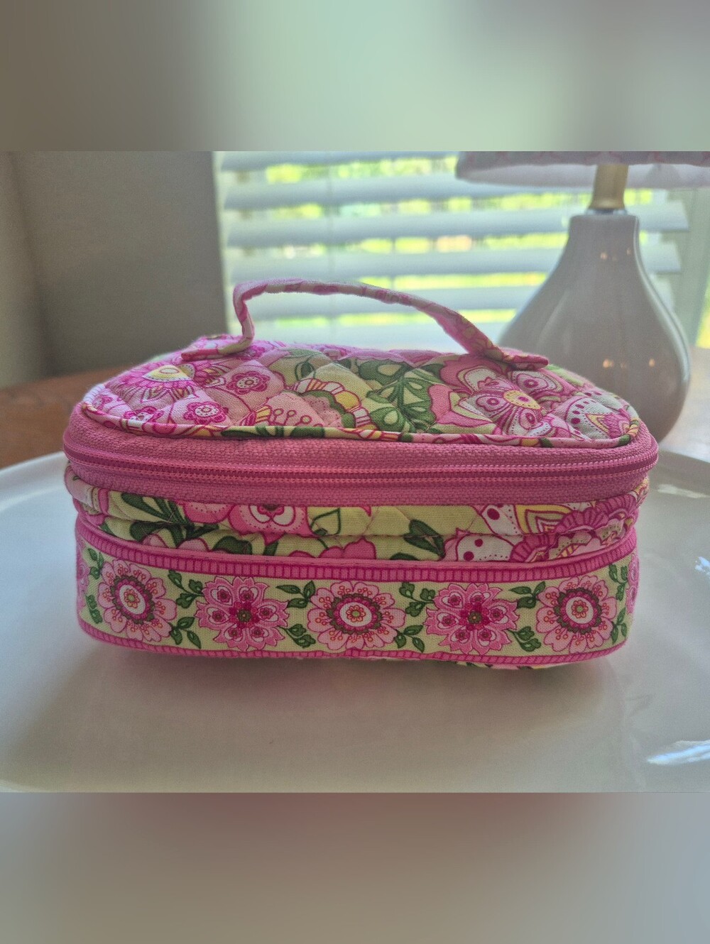 Vera Bradley Petal Pink Travel Jewelry Organizer - Picture 3 of 5